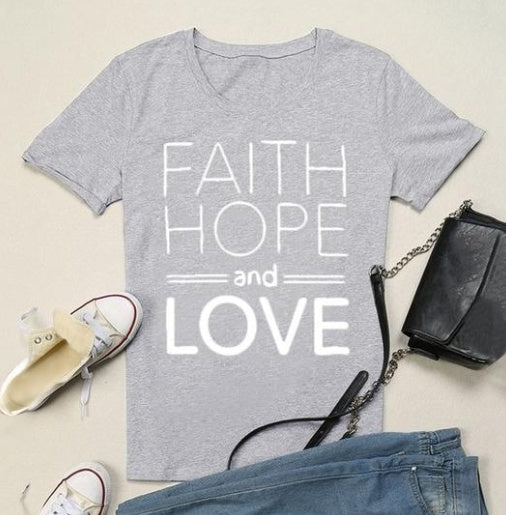 Faith Hope and Love Tee