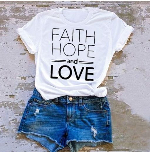 Faith Hope and Love Tee